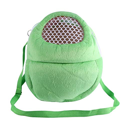 Hamster Pet Carrier Bag, tragbare atmungsaktive Ausgabetasche mit Schultergurt Tragbare Reisehandtasche Rucksack für kleine Haustiere(3#) von Zetiling