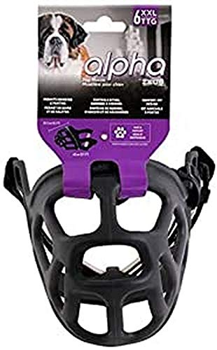 Zeus Alpha TPR Maulkorb für Hunde, Comfort Fit Design, verhindert Beißen, Bellen und Kauen, Schwarz, XX Large, schwarz Zeus Alpha TPR Maulkorb für Hunde, Comfort Fit Design, verhindert Beißen, Bellen und Kauen, Schwarz, XX Large, schwarz von Zeus
