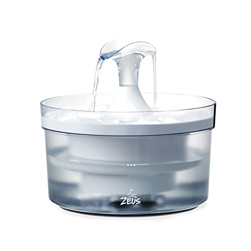 Zeus Fresh & Clear Trinkbrunnen für Hunde, mit Wasserfall, 1,5L von Zeus