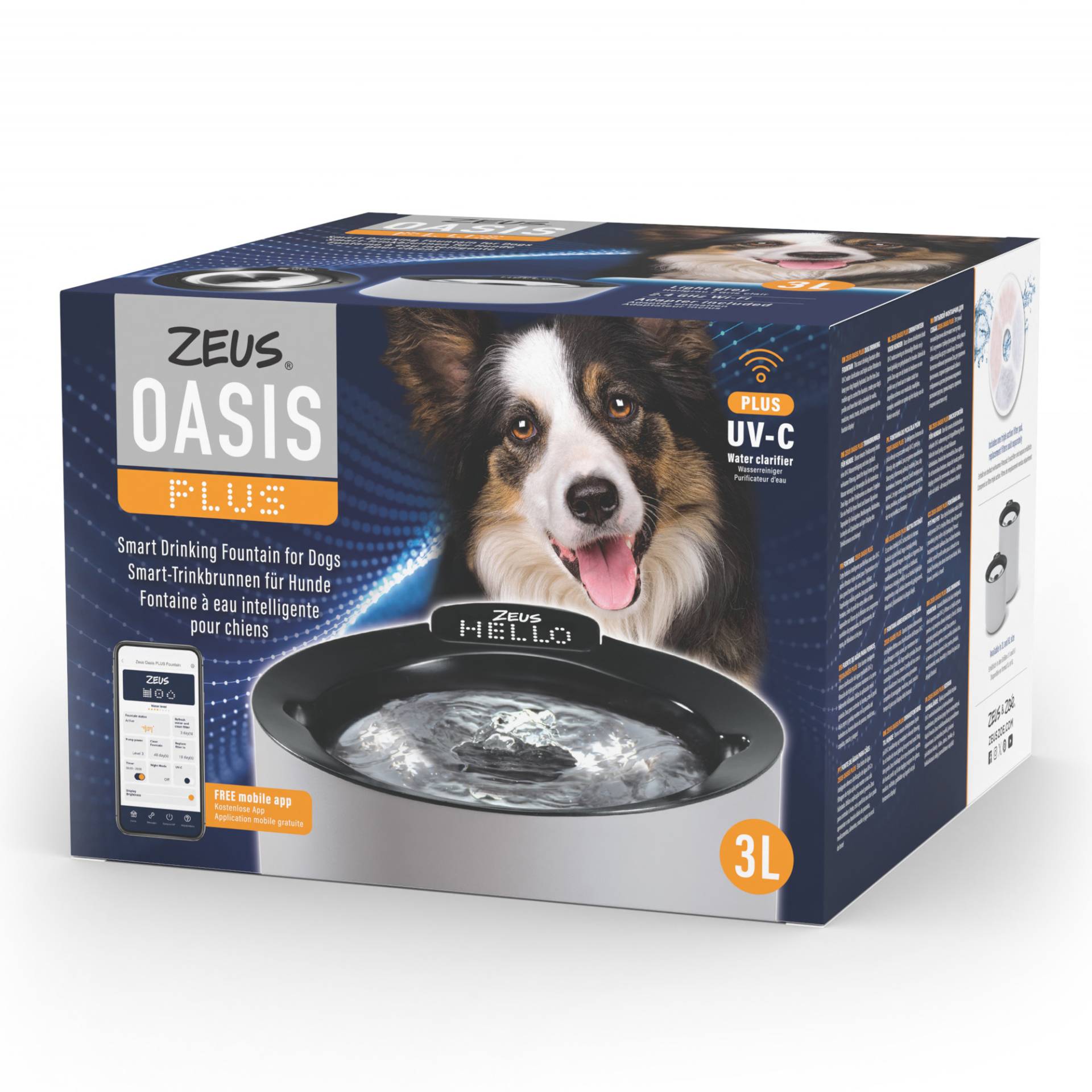 Zeus Oasis Plus Smarter Trinkbrunnen - 3 l Zeus Oasis Plus Smarter Trinkbrunnen - 3 l von Zeus