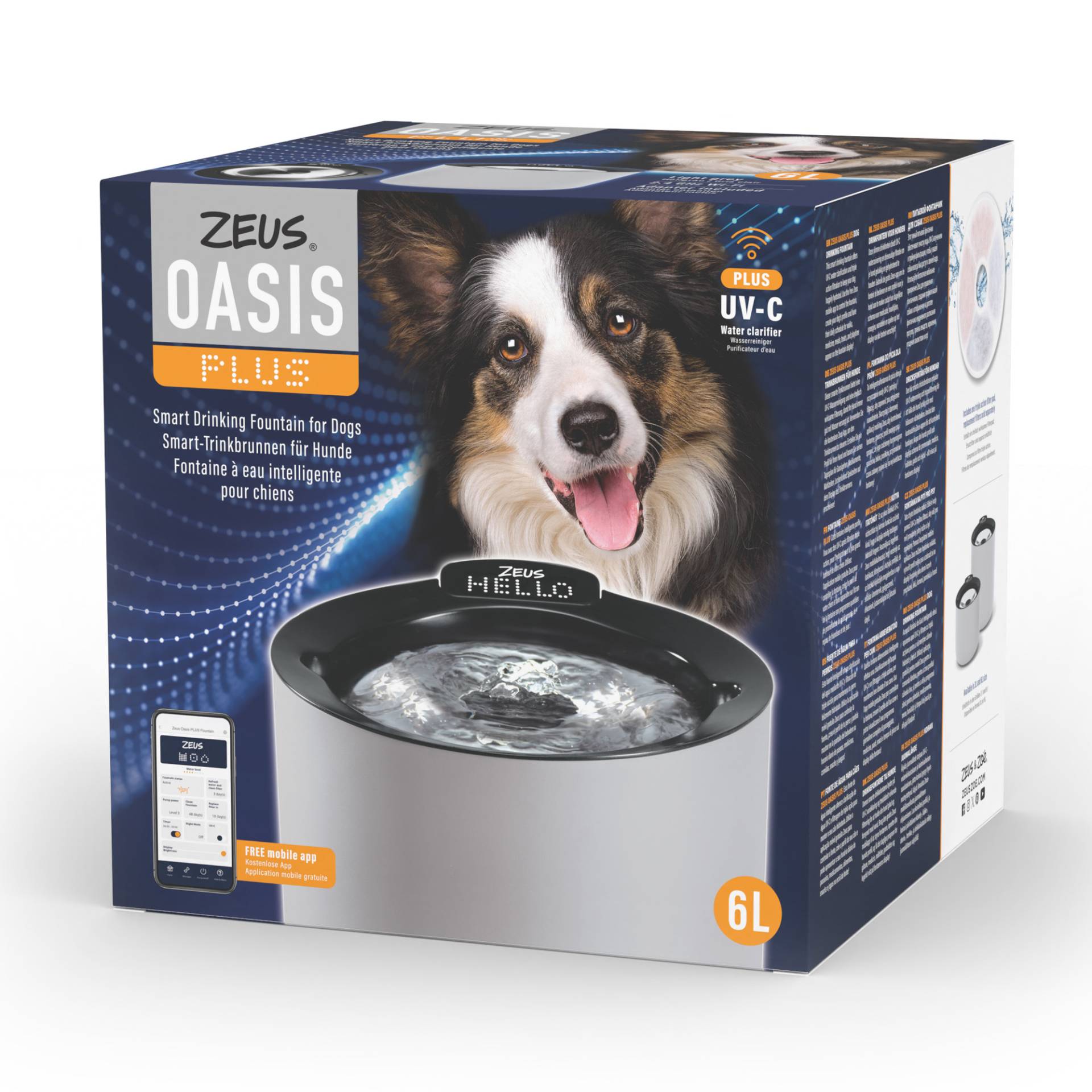 Zeus Oasis Plus Smarter Trinkbrunnen - 6 l Zeus Oasis Plus Smarter Trinkbrunnen - 6 l von Zeus