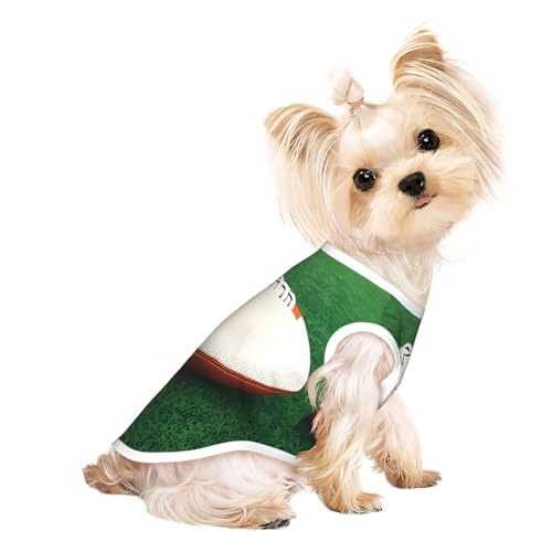 Atmungsaktives ärmelloses Rugby-T-Shirt für kleine Haustiere, leichtes Hunde- und Katzenoutfit – dehnbares Tanktop Atmungsaktives ärmelloses Rugby-T-Shirt für kleine Haustiere, leichtes Hunde- und Katzenoutfit – dehnbares Tanktop von ZhRiYan