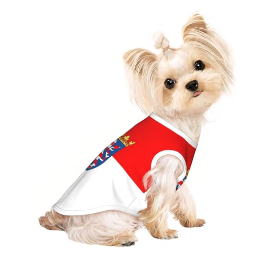 Atmungsaktives ärmelloses T-Shirt mit hessischer Flagge – leichtes Hunde- und Katzenoutfit – dehnbares Tanktop für Haustiere Atmungsaktives ärmelloses T-Shirt mit hessischer Flagge – leichtes Hunde- und Katzenoutfit – dehnbares Tanktop für Haustiere von ZhRiYan