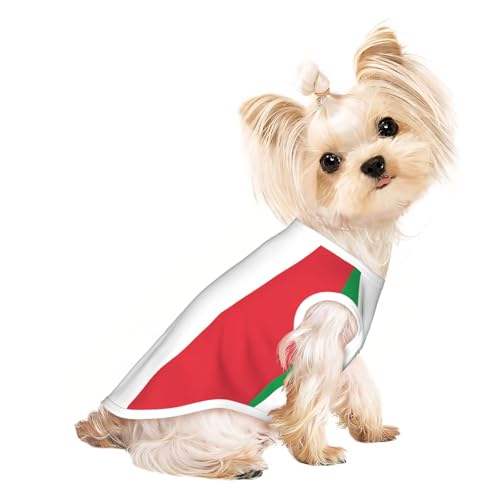 Atmungsaktives ärmelloses T-Shirt mit italienischer Flagge, leichtes Hunde- und Katzenoutfit – dehnbares Tanktop für kleine Haustiere Atmungsaktives ärmelloses T-Shirt mit italienischer Flagge, leichtes Hunde- und Katzenoutfit – dehnbares Tanktop für kleine Haustiere von ZhRiYan