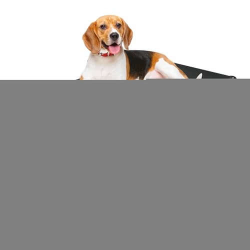 Zhadyu Erhöhtes Hundebett | Atmungsaktives Mesh Outdoor Hundebett - Gepolstert Waschbare Haustier Hängematte Robust Katzenliege Für Reise Ältere Welpen Outdoor Nutzung von Zhadyu