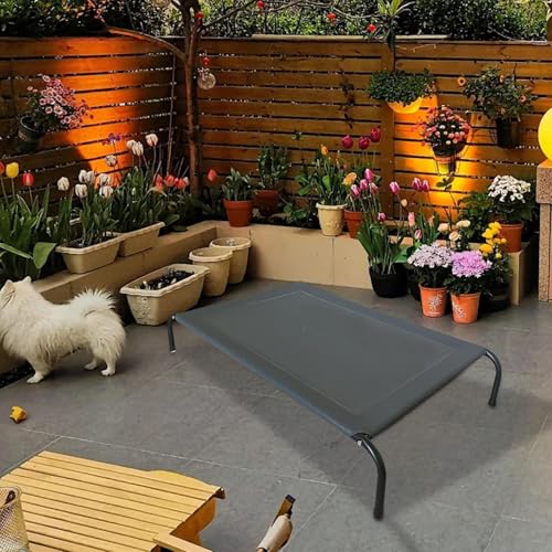 Zhadyu Hundebett Erhöht | Atmungsaktives Erhöhtes Outdoor Hundebett,Gepolstert Waschbare Haustier Hängematte Robust Katzenliege Für Reise Ältere Welpen Outdoor Nutzung Zhadyu Hundebett Erhöht | Atmungsaktives Erhöhtes Outdoor Hundebett,Gepolstert Waschbare Haustier Hängematte Robust Katzenliege Für Reise Ältere Welpen Outdoor Nutzung von Zhadyu