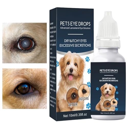 Zhadyu Kitten Augentropfen | 10 Ml Augenreiniger Für Hunde,Beruhigende Tränenflecken Entferner Bei Juckreiz Und Reizungen Für Kleintiere von Zhadyu