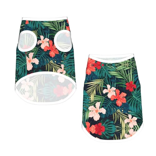 L Pet atmungsaktives ärmelloses T-Shirt – Sommer Hawaii-Print dehnbare Weste, leichtes Tanktop für kleine bis mittelgroße Haustiere L Pet atmungsaktives ärmelloses T-Shirt – Sommer Hawaii-Print dehnbare Weste, leichtes Tanktop für kleine bis mittelgroße Haustiere von ZhanGM