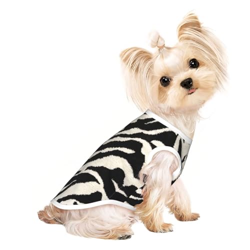 L Pet atmungsaktives ärmelloses T-Shirt – Zebra-Tierdruck, dehnbare Weste, leichtes Tanktop für kleine bis mittelgroße Haustiere L Pet atmungsaktives ärmelloses T-Shirt – Zebra-Tierdruck, dehnbare Weste, leichtes Tanktop für kleine bis mittelgroße Haustiere von ZhanGM