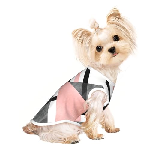 L Pet atmungsaktives ärmelloses T-Shirt – abstraktes Dreieck-Streifenmuster, dehnbare Weste, leichtes Tanktop für kleine bis mittelgroße Haustiere L Pet atmungsaktives ärmelloses T-Shirt – abstraktes Dreieck-Streifenmuster, dehnbare Weste, leichtes Tanktop für kleine bis mittelgroße Haustiere von ZhanGM