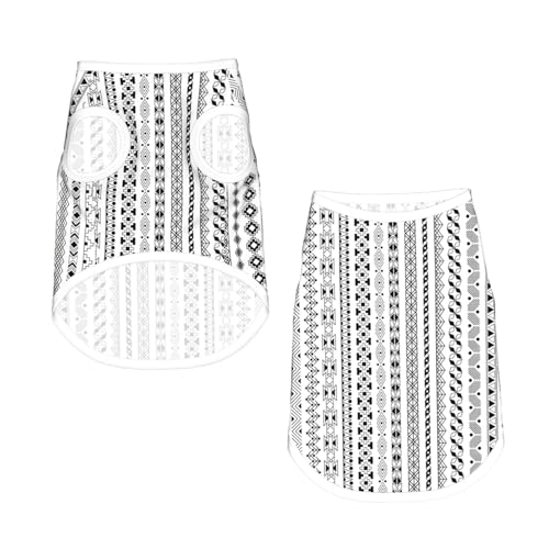 S Pet atmungsaktives ärmelloses T-Shirt – Boho-Dreieck-Streifen-Druck, dehnbare Weste, leichtes Tanktop für kleine bis mittelgroße Haustiere S Pet atmungsaktives ärmelloses T-Shirt – Boho-Dreieck-Streifen-Druck, dehnbare Weste, leichtes Tanktop für kleine bis mittelgroße Haustiere von ZhanGM