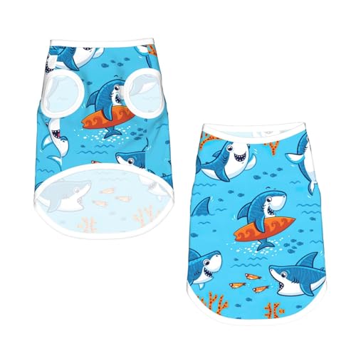S Pet atmungsaktives ärmelloses T-Shirt – Unterwasserwal-Druck, dehnbare Weste, leichtes Tanktop für kleine bis mittelgroße Haustiere S Pet atmungsaktives ärmelloses T-Shirt – Unterwasserwal-Druck, dehnbare Weste, leichtes Tanktop für kleine bis mittelgroße Haustiere von ZhanGM