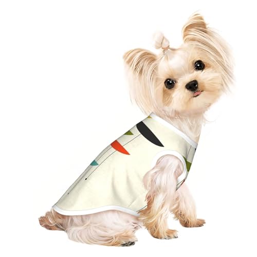 S Pet atmungsaktives ärmelloses T-Shirt – moderne Drucke, dehnbare Weste, leichtes Tanktop für kleine bis mittelgroße Haustiere S Pet atmungsaktives ärmelloses T-Shirt – moderne Drucke, dehnbare Weste, leichtes Tanktop für kleine bis mittelgroße Haustiere von ZhanGM