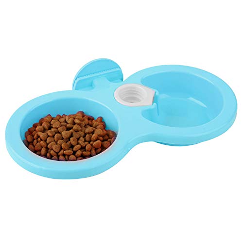 Pet Hanging Bowl, Hanging Pet Double Bowls, Dog Cat Cage Kennel Hanging Bowl, for Small Pet Puppy Cat von ZhangJJJJJJJ