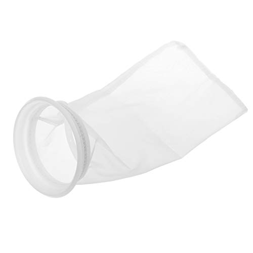 ZhangJJJJJJJ 10,2 cm Filtersocken, 200 Mikron Aquarium-Nylon-Filterbeutel, für Tankfilterzubehör, 10,2 x 25,4 cm von ZhangJJJJJJJ