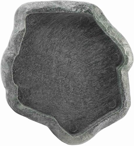ZhangJJJJJJJ Reptilien-Wassernapf, Harz-Wassernapf für Haustiere, für Schildkröte, Eidechse, Chamäleon, Gecko (S, Dunkelgrün) von ZhangJJJJJJJ