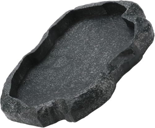 ZhangJJJJJJJ Reptilien-Wassernapf, Harz-Wasserschale, für Schildkröte, Eidechse, Chamäleon, Gecko, Größe M, Dunkelgrün ZhangJJJJJJJ Reptilien-Wassernapf, Harz-Wasserschale, für Schildkröte, Eidechse, Chamäleon, Gecko, Größe M, Dunkelgrün von ZhangJJJJJJJ