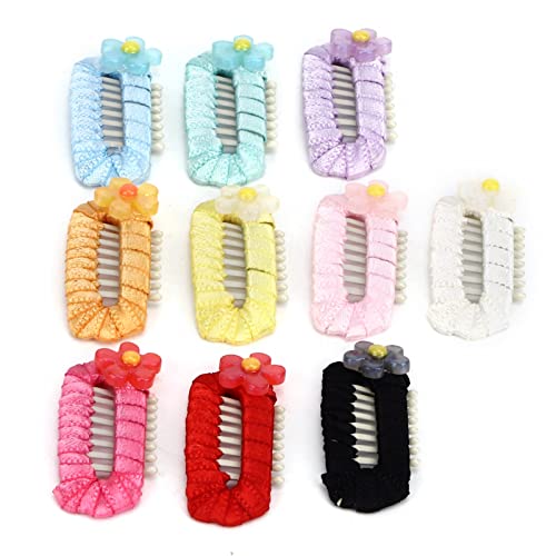 Zhangpu 10 Stücke Haustier Haarnadel Bunte Haustierpflegekopfschmuck Haarclip Haarzubehör für Haustierkatzen und Hunde von Zhangpu