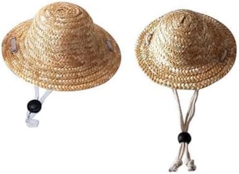 1 x verstellbarer Sommerhut für Hunde, Outdoor, Strohhut, Welpen, kleine Kätzchen, Katze, Sonnenhut, Hundehut 1 x verstellbarer Sommerhut für Hunde, Outdoor, Strohhut, Welpen, kleine Kätzchen, Katze, Sonnenhut, Hundehut von Zhhuoc