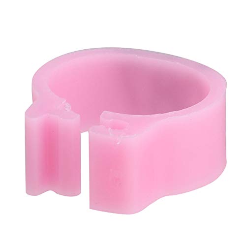 Zhjvihx Wiederverwendbare Taubenbeinbänder, 6 Taubenringe, Kunststoff für Brieftauben(pink, 12) von Zhjvihx