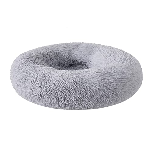 Hundebetten Für Mittelgroße Und Kleine Hunde - Katzenbett Flauschig Donut Rund - Hundekörbchen 45CM von Zhoothyomiru