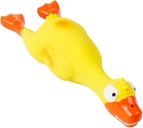 Zhouxiaotong Hundespielzeug, Huhn, Gummi, interaktives Kauspielzeug für große Hunde, Latex, gelbe Ente Zhouxiaotong Hundespielzeug, Huhn, Gummi, interaktives Kauspielzeug für große Hunde, Latex, gelbe Ente von Zhouxiaotong
