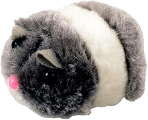 Zhuluck Graues Kätzchen-Mäuse-Katzenspielzeug, interaktives Spielzeug für Innenkatzen, mechanisch bewegliches Hamsterspielzeug, realistisches Aussehen, Simulationshamster, weiche Mäuse, Katzenmäuse Zhuluck Graues Kätzchen-Mäuse-Katzenspielzeug, interaktives Spielzeug für Innenkatzen, mechanisch bewegliches Hamsterspielzeug, realistisches Aussehen, Simulationshamster, weiche Mäuse, Katzenmäuse von Zhuluck