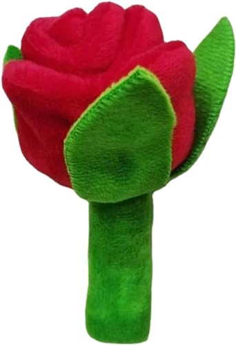 Zhuluck Red Flower Interaktives Plüsch-Hundespielzeug mit Quietschelement, für Hunde und Katzen, mit Quietschelement, für kleine Rassen und Welpen, zum Kauen und Üben von Blumenmuster Zhuluck Red Flower Interaktives Plüsch-Hundespielzeug mit Quietschelement, für Hunde und Katzen, mit Quietschelement, für kleine Rassen und Welpen, zum Kauen und Üben von Blumenmuster von Zhuluck