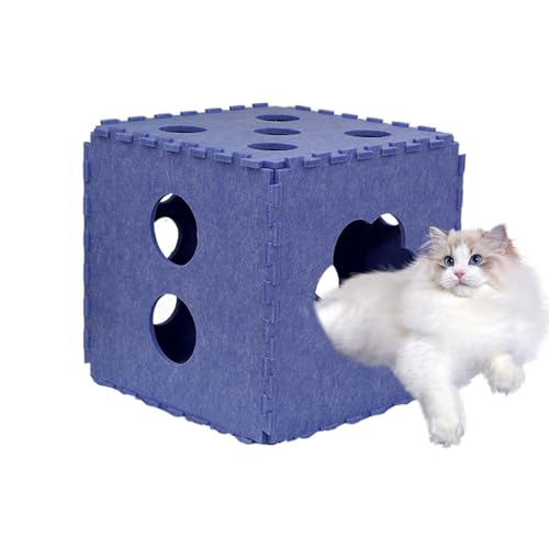 Cat House | Cat Bed Cave Soft Spliced Nest | Washable Cat Hideaway | Foldable Indoor Cat Cube | Cat Houses & Condos | Portable Cat House for All Cats and Small Dogs Cat House | Cat Bed Cave Soft Spliced Nest | Washable Cat Hideaway | Foldable Indoor Cat Cube | Cat Houses & Condos | Portable Cat House for All Cats and Small Dogs von Ziabxhn