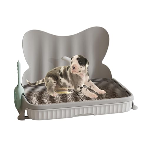 Dog Potty | Indoor Dog Potty Tray | Dog Litter Box with Splash Wall | Portable Dog Bathroom Litter Box | Strong Load-Bearing Pee Station | Multifunctional Dog Potty Training Tray for Dog Training Pee Dog Potty | Indoor Dog Potty Tray | Dog Litter Box with Splash Wall | Portable Dog Bathroom Litter Box | Strong Load-Bearing Pee Station | Multifunctional Dog Potty Training Tray for Dog Training Pee von Ziabxhn