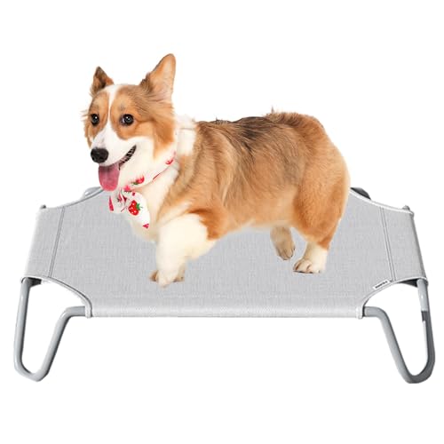 Ziabxhn Hammock Bed | Pet Hammock Bed | Pet Puppy Elevated Sleeping Hammock | Elevated Cooling Bed with Metal Frame | Comfortable Cooler Bed for Pet Small, Medium Or Large Dogs Ziabxhn Hammock Bed | Pet Hammock Bed | Pet Puppy Elevated Sleeping Hammock | Elevated Cooling Bed with Metal Frame | Comfortable Cooler Bed for Pet Small, Medium Or Large Dogs von Ziabxhn