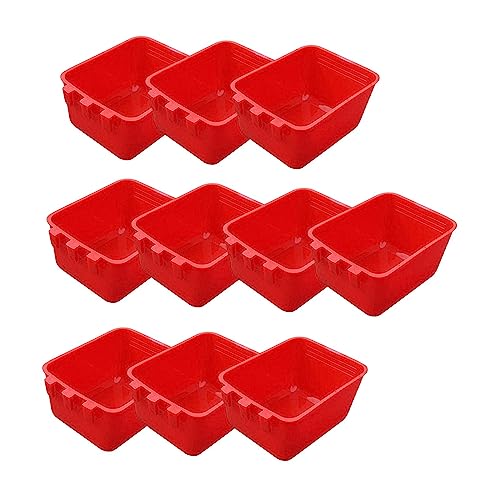 Zialofi 10 X Vogelkäfig Futterspender, Hängende Käfigbecher, Schüsseln, Waschduschbox, Futterspender, Vogelfuttertablett, Vogelbäder für Tauben, Haustiere, Ny, 12,5x9,5x6cm Zialofi 10 X Vogelkäfig Futterspender, Hängende Käfigbecher, Schüsseln, Waschduschbox, Futterspender, Vogelfuttertablett, Vogelbäder für Tauben, Haustiere, Ny, 12,5x9,5x6cm von Zialofi
