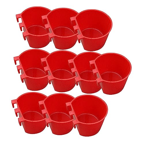Zialofi 10 X Vogelkäfig Futterspender, Hängende Käfigbecher, Schüsseln, Waschduschbox, Futterspender, Vogelfuttertablett, Vogelbäder für Tauben, Haustiere, Ny, 8,3x8,3x6cm Zialofi 10 X Vogelkäfig Futterspender, Hängende Käfigbecher, Schüsseln, Waschduschbox, Futterspender, Vogelfuttertablett, Vogelbäder für Tauben, Haustiere, Ny, 8,3x8,3x6cm von Zialofi