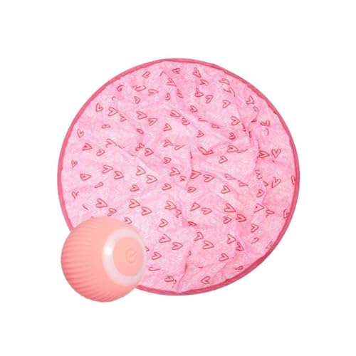 Zialofi 2 in 1 Interaktives Katzenspielzeug für Die Jagd mit Abdeckung, Kätzchen Spielball, Rosa Zialofi 2 in 1 Interaktives Katzenspielzeug für Die Jagd mit Abdeckung, Kätzchen Spielball, Rosa von Zialofi