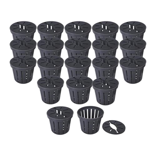 Zialofi 20 Fach Netzbecher für Hydroponik Anwendungen Im Garten, Schwarz Zialofi 20 Fach Netzbecher für Hydroponik Anwendungen Im Garten, Schwarz von Zialofi