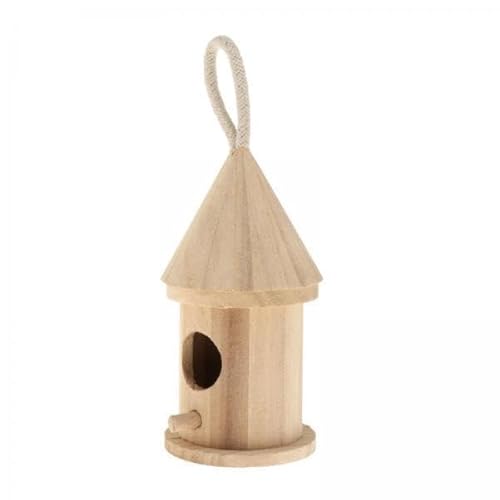 Zialofi 4 X Vogelhäuschen Aus Holz für Draußen, Vogelnistkasten, Unlackiert, überstreichbar, Stil 5 Zialofi 4 X Vogelhäuschen Aus Holz für Draußen, Vogelnistkasten, Unlackiert, überstreichbar, Stil 5 von Zialofi