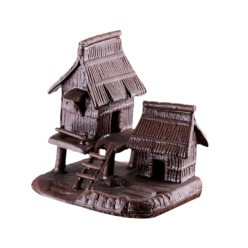 Ｚｉａｌｏｆｉ Aquarium Decor House Skulptur Robustes Landschaftsbau für Hausgarten Blumentopf von Ｚｉａｌｏｆｉ