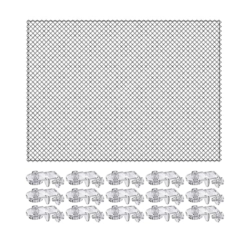 Zialofi Aquarium Schutzabdeckung, Siebnetz für Aquarien, DIY Luftfilternetz, Balkon Netz für Haustiere, Vielseitiges Aquarium Sieb, 160x106cm Zialofi Aquarium Schutzabdeckung, Siebnetz für Aquarien, DIY Luftfilternetz, Balkon Netz für Haustiere, Vielseitiges Aquarium Sieb, 160x106cm von Zialofi