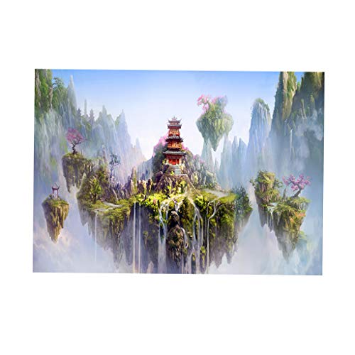 Zialofi Aquarium Wandbild mit Verschiedenen Designs Und Größen, Märchenland, 122 x 46 cm Zialofi Aquarium Wandbild mit Verschiedenen Designs Und Größen, Märchenland, 122 x 46 cm von Zialofi