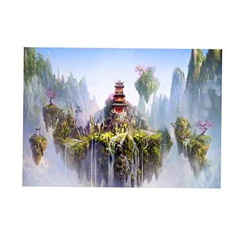 Zialofi Aquarium Wandbild mit Verschiedenen Designs Und Größen, Märchenland, 61 x 41 cm Zialofi Aquarium Wandbild mit Verschiedenen Designs Und Größen, Märchenland, 61 x 41 cm von Zialofi