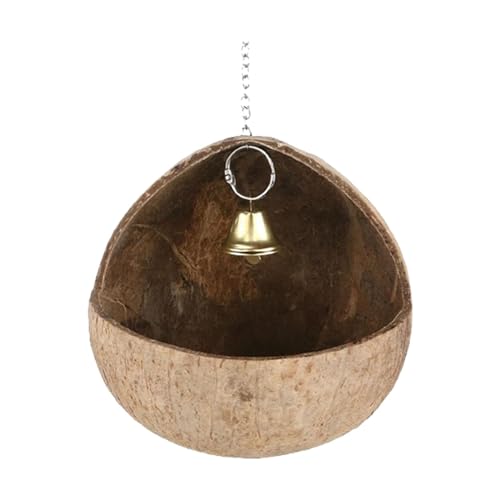 Zialofi Aus Kokosnussschale, Brutvogelhütte für Sittiche, Vogelhaus, Vogelhaus Aus Kokosnussschale, Brutnistplatz für Sittiche, Kanarienvögel, Keine Kokosraspeln Zialofi Aus Kokosnussschale, Brutvogelhütte für Sittiche, Vogelhaus, Vogelhaus Aus Kokosnussschale, Brutnistplatz für Sittiche, Kanarienvögel, Keine Kokosraspeln von Zialofi