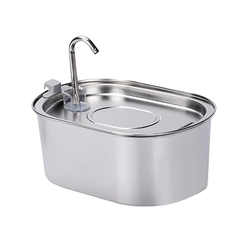 Zialofi Edelstahlkatzen Haustier Wasserbrunnen 108 Unzen Katzen Feeder für Hunde Zialofi Edelstahlkatzen Haustier Wasserbrunnen 108 Unzen Katzen Feeder für Hunde von Zialofi