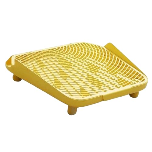 Zialofi Erhöhte Katzenstreufänger-Matte, ideal für Badezimmer und Schlafzimmer von Kätzchen, Gelb Zialofi Erhöhte Katzenstreufänger-Matte, ideal für Badezimmer und Schlafzimmer von Kätzchen, Gelb von Zialofi