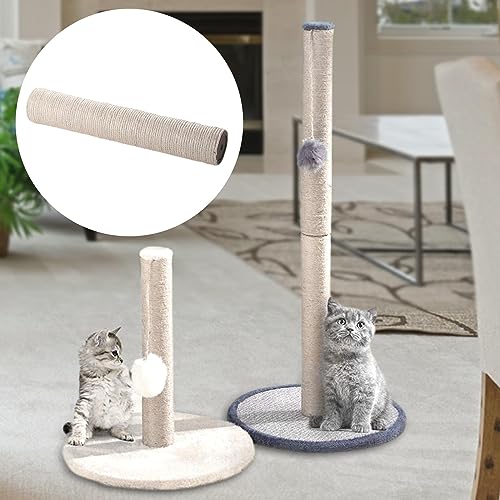 Ｚｉａｌｏｆｉ Ersatzteil für Katzenkratzbaum, DIY Möbel, Erweiterungsstange für Kletterbaum, Sisal 30cmx7cm von Ｚｉａｌｏｆｉ