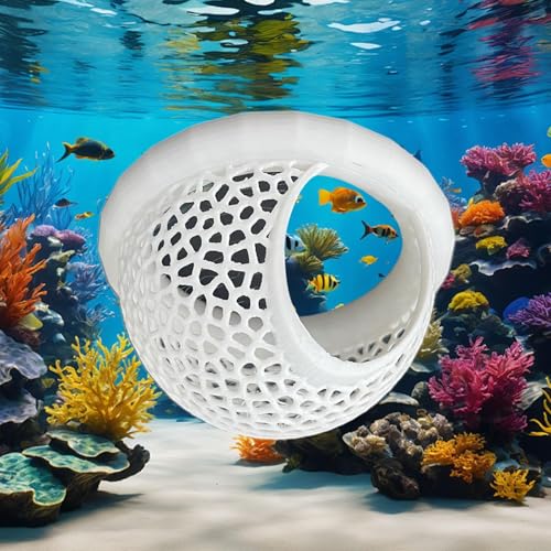 Zialofi Hängematte Im Aquarium für Betta, Versteck Und Zubehör, Weiß Zialofi Hängematte Im Aquarium für Betta, Versteck Und Zubehör, Weiß von Zialofi