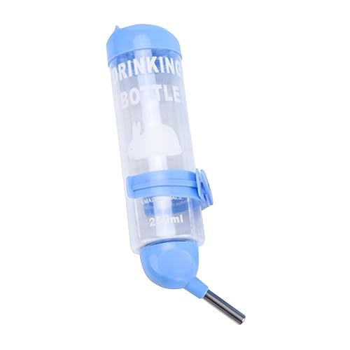 Zialofi Hamster Wassertrinkflasche, Hamster Spender, Flaschenkäfig, Zum Aufhängen, Kleine Haustier Wasserflasche, Kein Tropfbrunnen für Meerschweinchen, 250 ml Zialofi Hamster Wassertrinkflasche, Hamster Spender, Flaschenkäfig, Zum Aufhängen, Kleine Haustier Wasserflasche, Kein Tropfbrunnen für Meerschweinchen, 250 ml von Zialofi