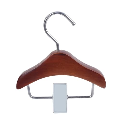 Zialofi Hunde Kleiderbügel, Halter für Kleine Kleidungsstücke, Dunkelbraun Zialofi Hunde Kleiderbügel, Halter für Kleine Kleidungsstücke, Dunkelbraun von Zialofi