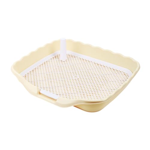 Zialofi Hundetopf -Tabletttoilette, Haustier -Trainings -Toilette, Pee Mesh Training Tablett, robuste Wiederverwendbare Pee -Pad -Halter, für Hunde Welpe, Gelb Zialofi Hundetopf -Tabletttoilette, Haustier -Trainings -Toilette, Pee Mesh Training Tablett, robuste Wiederverwendbare Pee -Pad -Halter, für Hunde Welpe, Gelb von Zialofi
