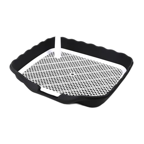 Zialofi Hundetopf -Tabletttoilette, Haustier -Trainings -Toilette, Pee Mesh Training Tablett, robuste Wiederverwendbare Pee -Pad -Halter, für Hunde Welpe, Schwarz Zialofi Hundetopf -Tabletttoilette, Haustier -Trainings -Toilette, Pee Mesh Training Tablett, robuste Wiederverwendbare Pee -Pad -Halter, für Hunde Welpe, Schwarz von Zialofi