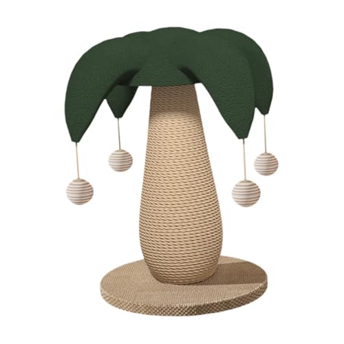 Zialofi Katzenkratzbäume Katzenspielzeug Grind Claw Interaktives Katzenspielzeug mit Ball für Hauskatzen Cat Claw Board Sisalseil Kratzbaum, Clownhut Zialofi Katzenkratzbäume Katzenspielzeug Grind Claw Interaktives Katzenspielzeug mit Ball für Hauskatzen Cat Claw Board Sisalseil Kratzbaum, Clownhut von Zialofi